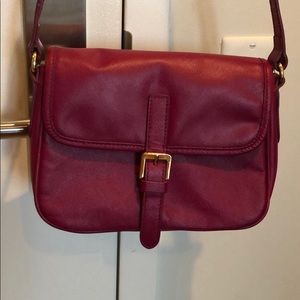 NWOT Dark Pink Crossbody